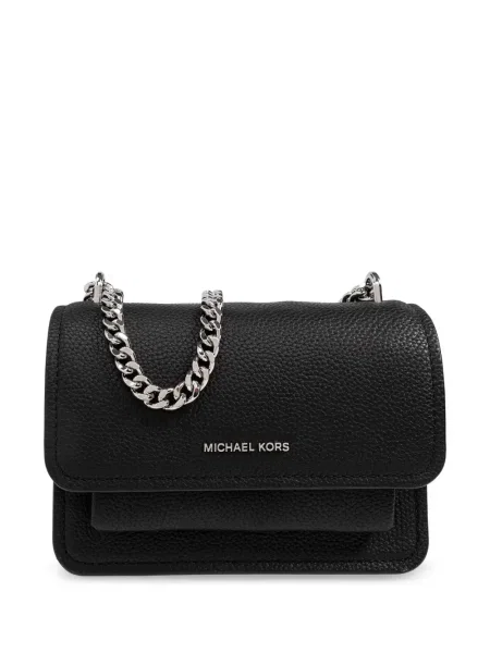 Geanta de piele Michael Michael Kors negru