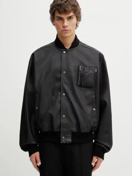 Maison Margiela geacă bomber bărbați negru
