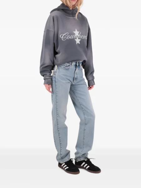 Blugi drepți Icon Denim albastru