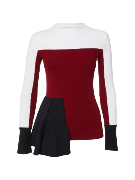 Плетен топ Sportmax червено