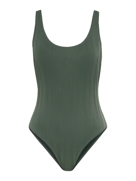 LSCN by LASCANA Costum de baie întreg Egitura oliv