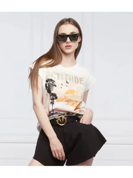 Twinset Actitude Tricou alb