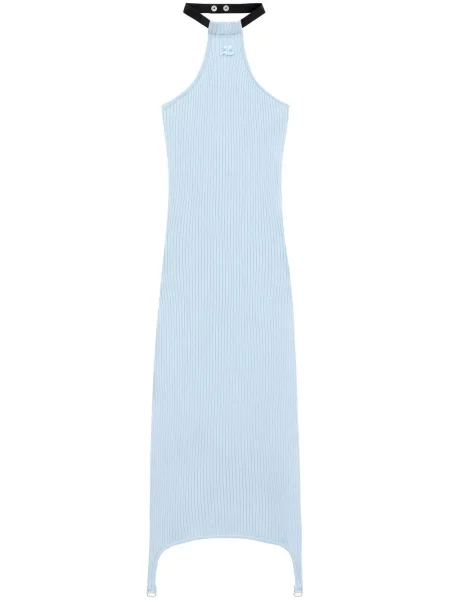 Rochie Courreges tricotate de costum albastru