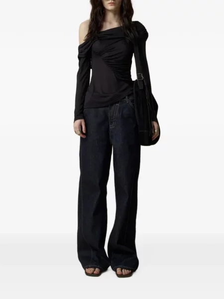 Lung tricou Elywood negru