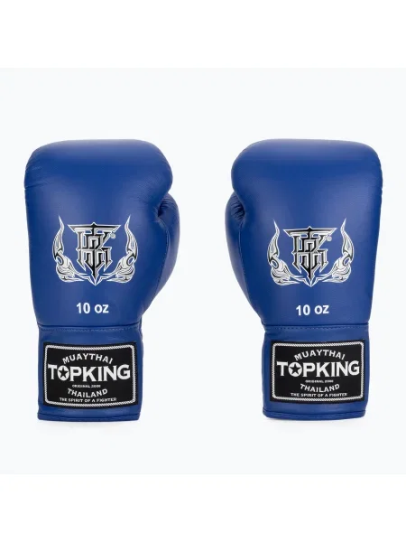Топ King Muay Thai Pro боксови ръкавици сини