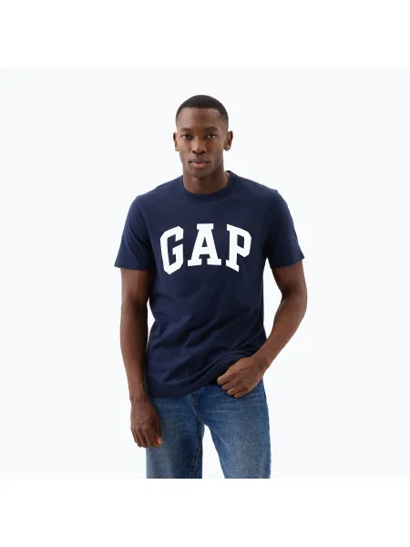 Tričko GAP Basic Logo Tee Tapestry Navy S námořnictvo
