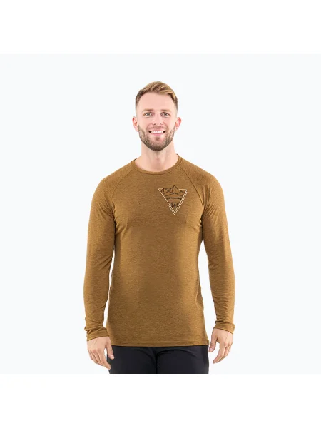 Tricou mânecă lungă Viking maro