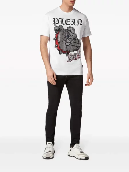 Marškinėliai Philipp Plein balta