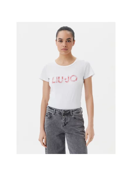 Liu Jo Beachwear T-Shirt Regular Fit λευκό