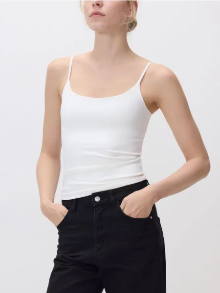 Koszula Reserved na ramiączkach biała