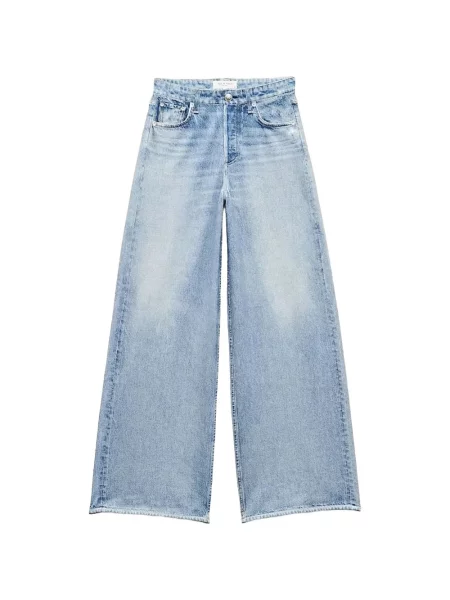 Blugi cu picior larg Rag & Bone albastru