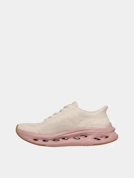 Кросівки для бігу Skechers MAX CUSHIONING GLIDE-STEP текстиль бежевий