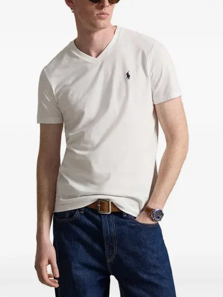 Kožené pantofle Polo Ralph Lauren s autogramem s výstřihem do v zelené