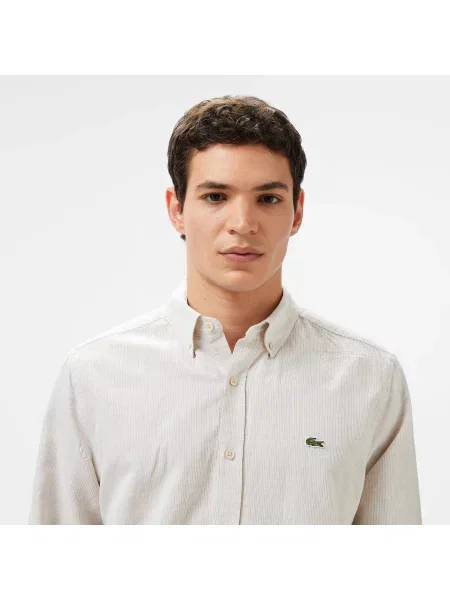 Рубашка Lacoste бежевая