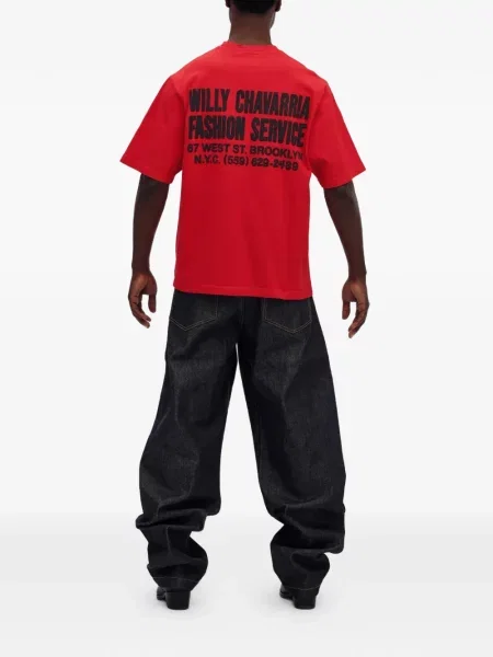 Tricou Willy Chavarria roșu