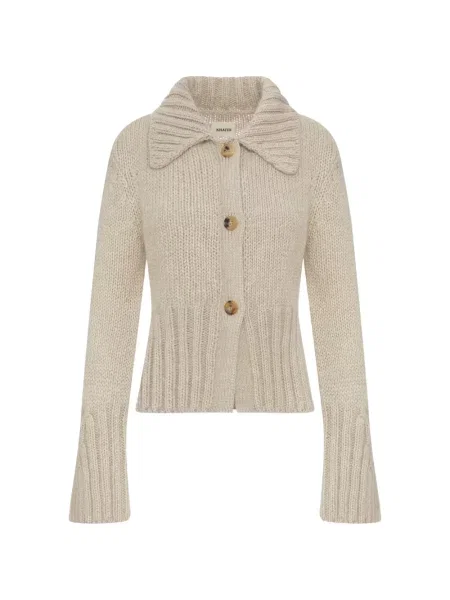 Cardigan Khaite tricotate chunky