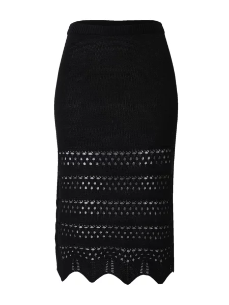 Fustă Urban Classics tricotate negru