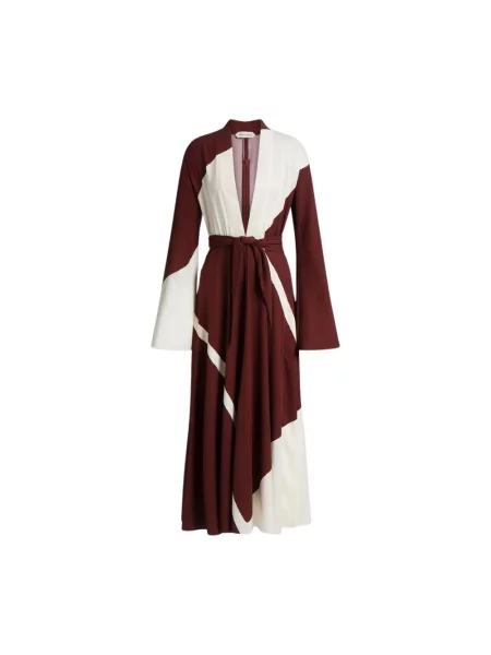 Sukienka maxi Alberta Ferretti czerwona