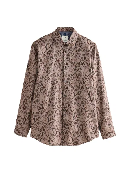 Next Košulja kestenjasto / cappuccino smeđa