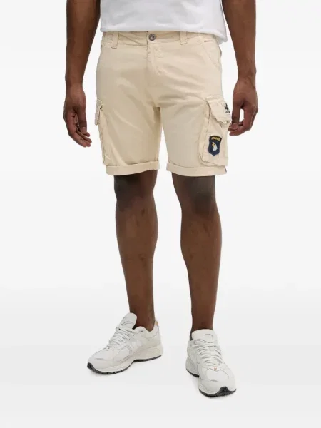 Pantaloni scurți cargo Alpha Industries cu autograf