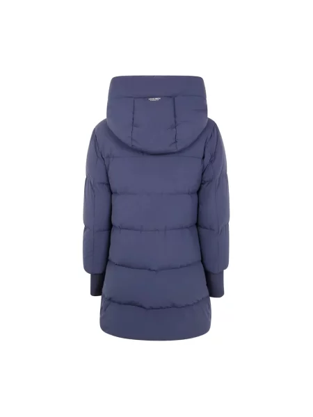 Woolrich Płaszcz Puchowy blau niebieski