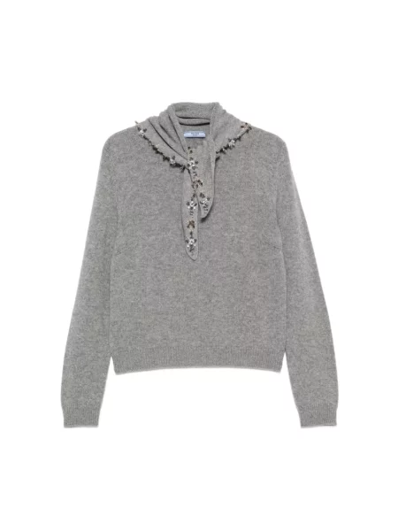 Sweter Prada szary