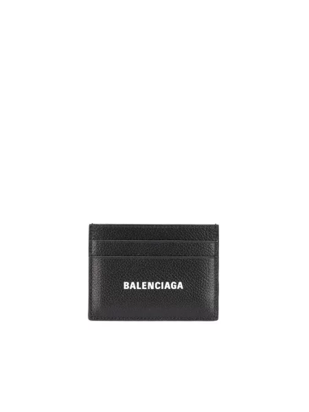 Portfel Balenciaga Cash skórzany czarny