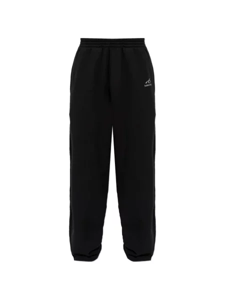 Pantaloni Balenciaga cu imagine alergare negru