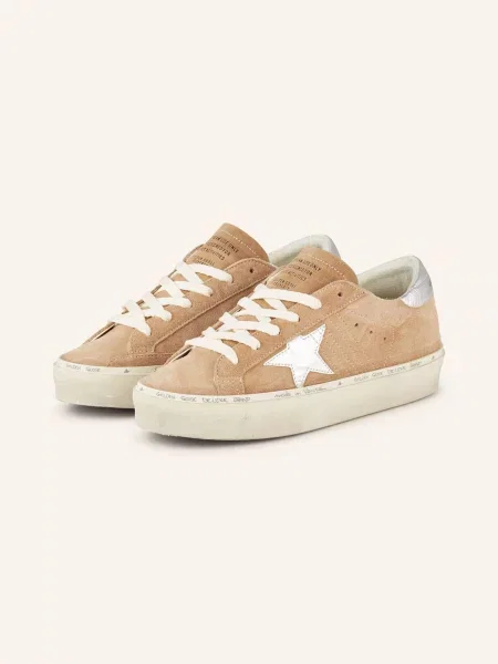 Golden Goose Sneakersy Hi Star braun złote