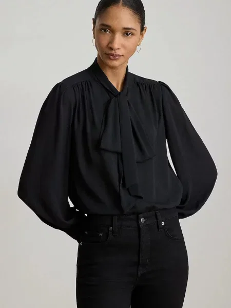 Lauren Ralph Lauren Cămașă pentru femei negru