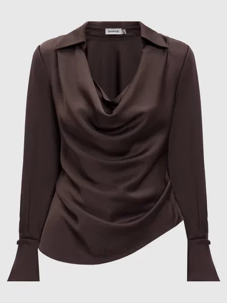 Блузка Simkhai коричневая