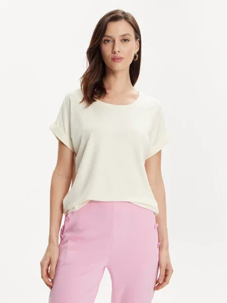 ONLY Tricou Moster Écru alb