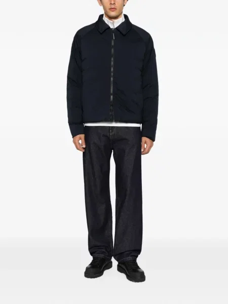 Geacă Canada Goose cu autograf albastru