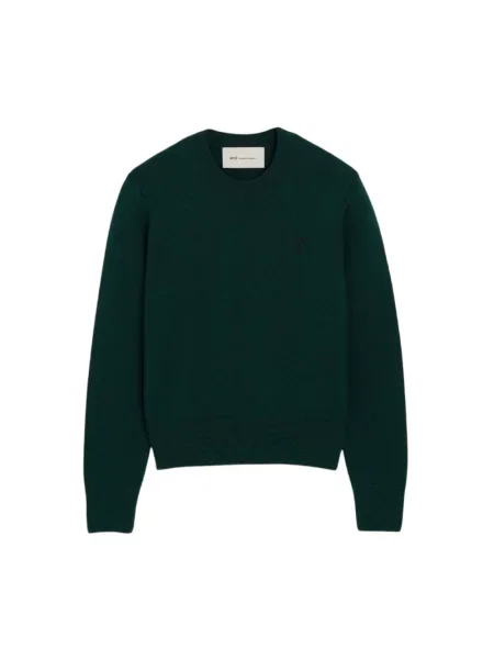 Sweter Ami Paris zielony