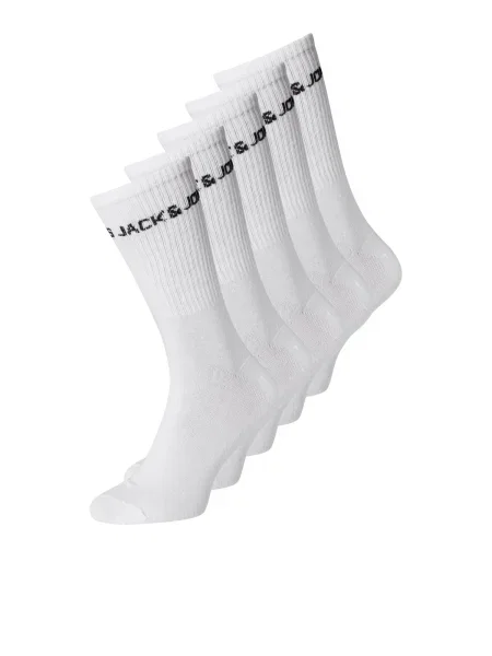 JACK & JONES Čarape crna bijela