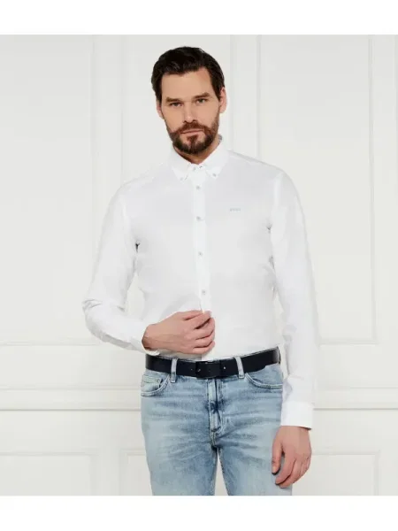BOSS BLACK Cămașă alb