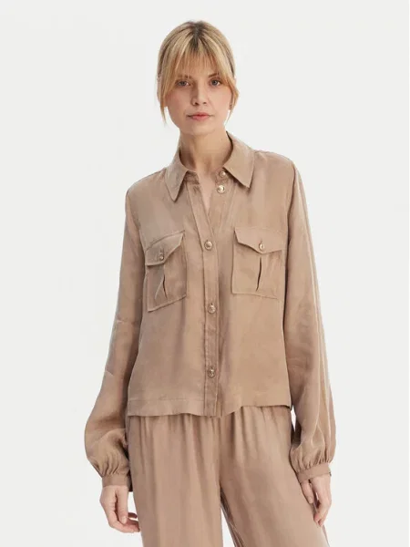 Guess Top Classic Fit bež