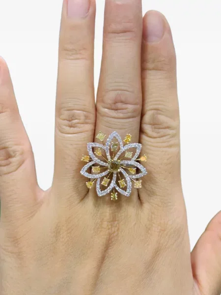 Prsten Hyt Jewelry s cvjetnim printom