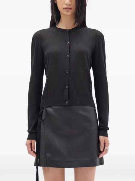 Cardigan Ann Demeulemeester tricotate negru