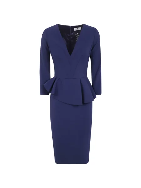 Ușor rochie midi Elisabetta Franchi albastru
