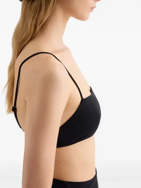 Bikini Jil Sander din jerseu negru