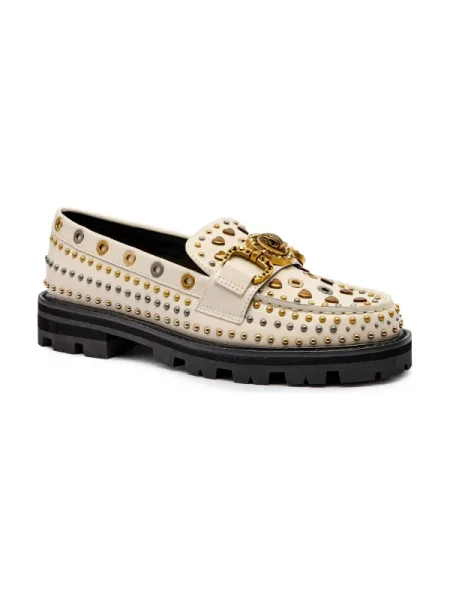Pantofi loafer Kurt Geiger din piele alb