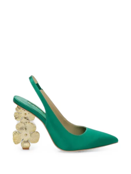 Pantofi cu toc Kat Maconie slingback verde