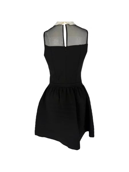 Gulerat rochie mini Maje negru