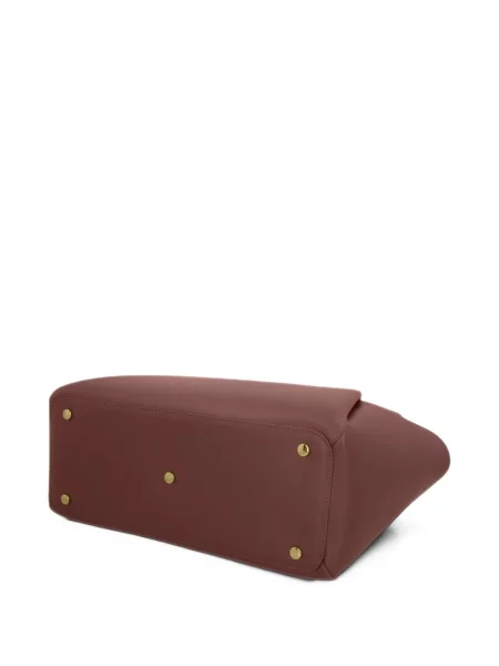 Geantă shopper Kaai din piele maro