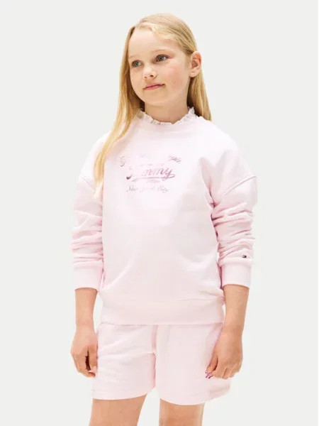 Mikina Tommy Hilfiger růžová