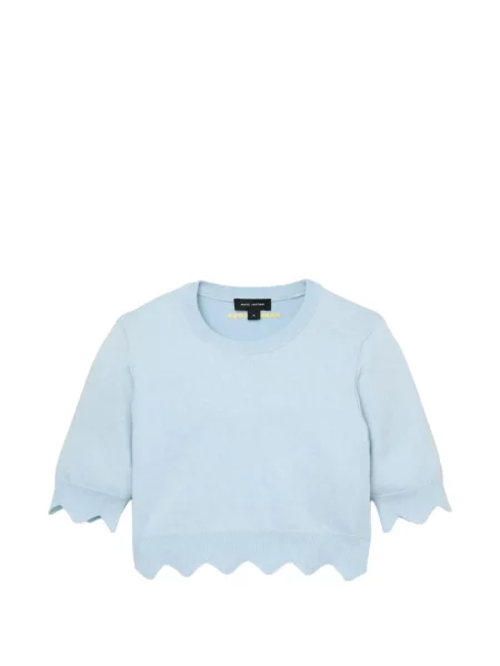 Decupat pulover Marc Jacobs albastru
