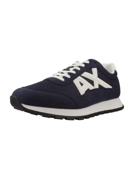 Sneakerși Armani Exchange albastru