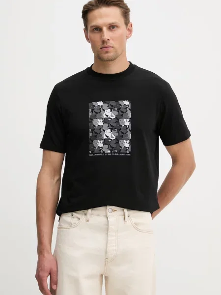 Karl Lagerfeld tricou negru