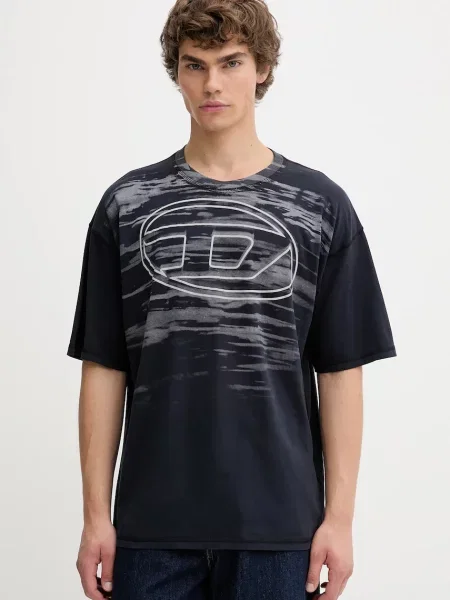 Diesel Koszulki Mężczyzna XL T-shirt niebieski